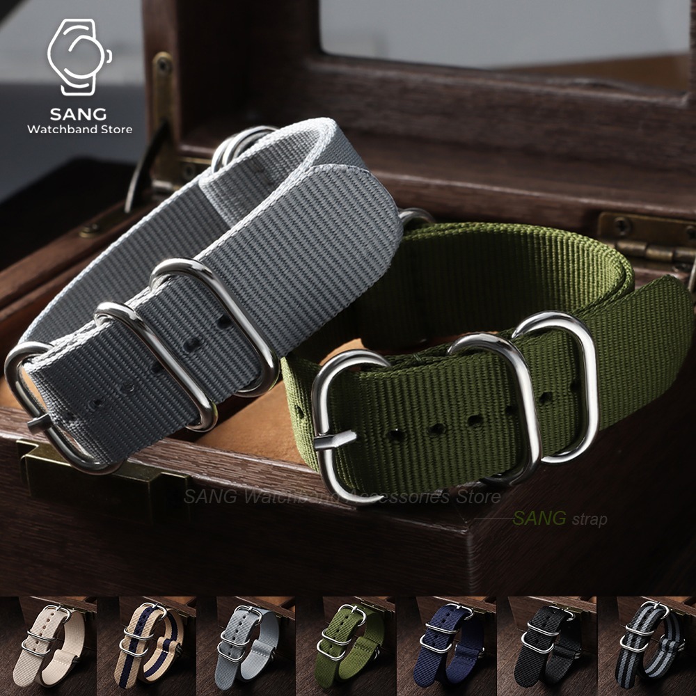 Nato Strap Nylon - 18mm 20mm 22mm 24mm Leger Sportband