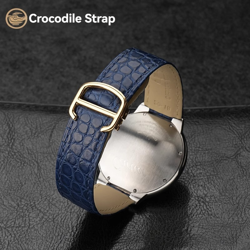 Krokodillenleer horlogebandje  - Cartier Watch Ballon Bleu recensie en prijs