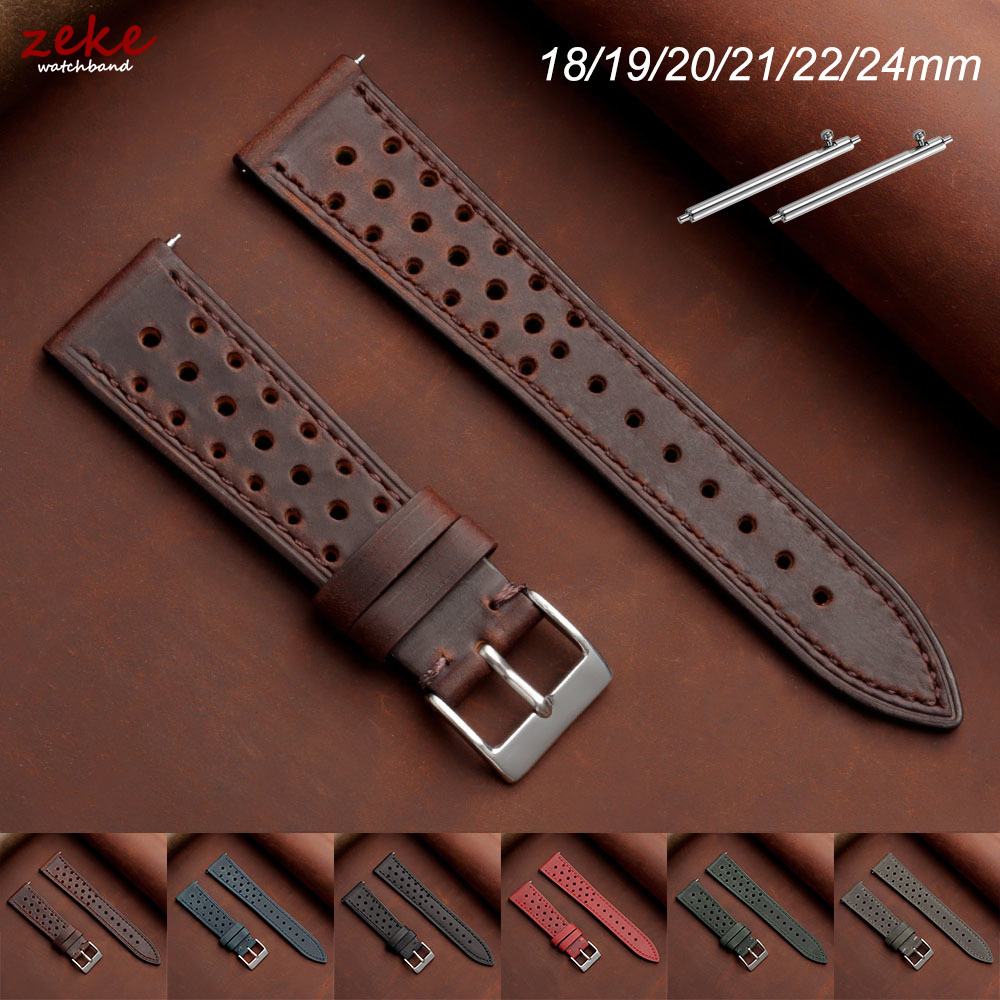 Vintage Racing lederen horloge - Leather Strap Quick Release recensie en prijs