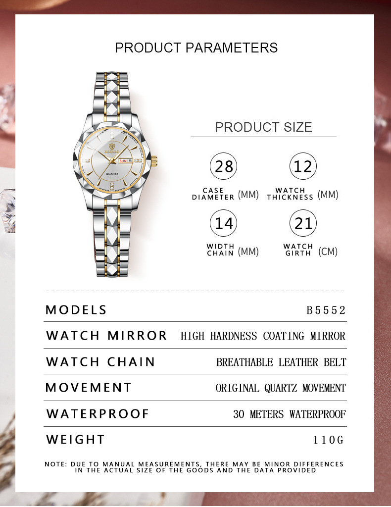 BINBOND 5552 Japans quartz uur - Stainless Bracelet Diver recensie en prijs