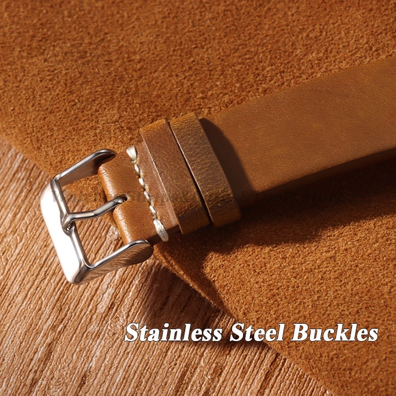 Handgemaakte retro oliewas led - Suede Strap Watch recensie en prijs